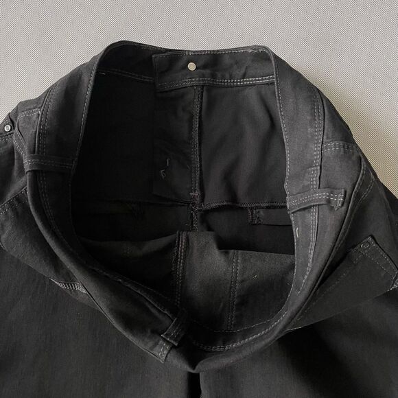 Lee Perfect Fit Black Straight Leg Denim Jeans Women’s Size 16 Short EUC - Picture 5 of 12